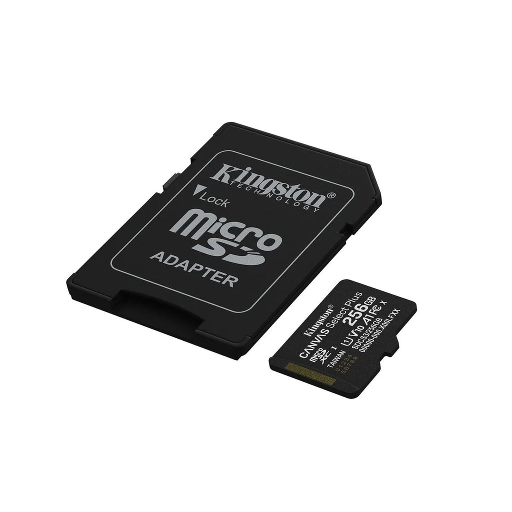 Kingston Canvas Select Plus Gen3 Card de Memorie microSDXC 256GB 150MB/s A1 cu Adaptor