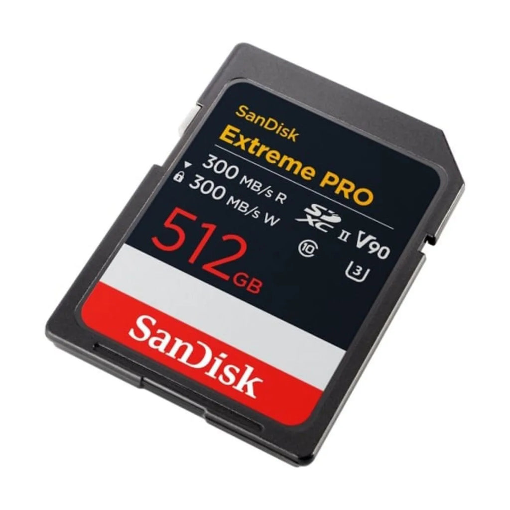 Sandisk Extreme PRO Card de memorie SDXC 512GB UHS-II U3 V90 W300 R300