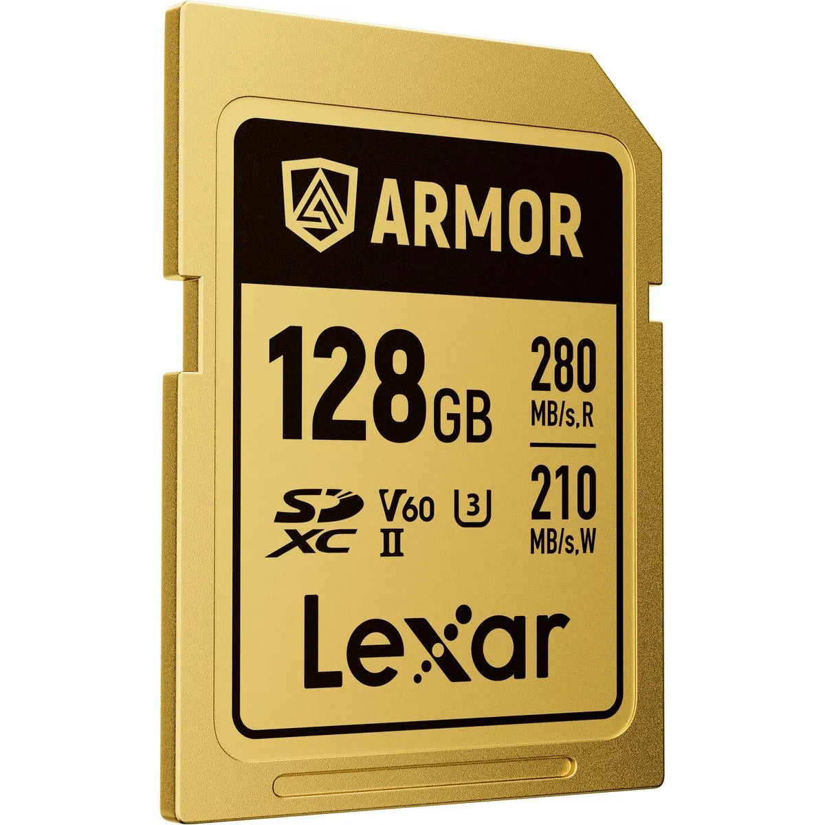 Lexar ARMOR Gold Card de Memorie SDXC UHS-II 128GB Otel Inoxidabil