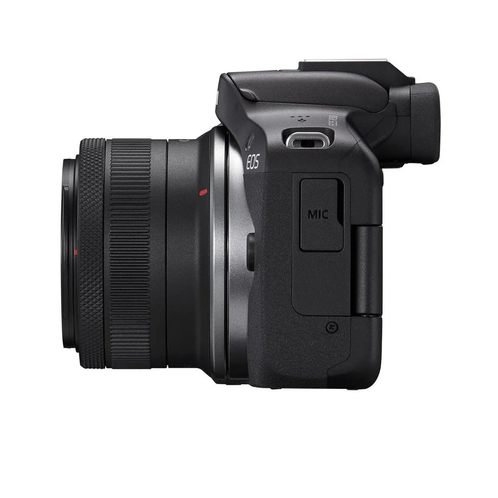 Canon EOS R50 Aparat Foto Mirrorless Kit cu Obiectiv RF-S 18-45mm F4.5-6.3 IS STM Negru