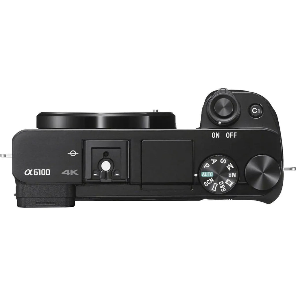 Sony Alpha A6100 Aparat Foto Mirrorless Kit cu Obiectiv E PZ 16-50mm F3.5-5.6 OSS II Negru