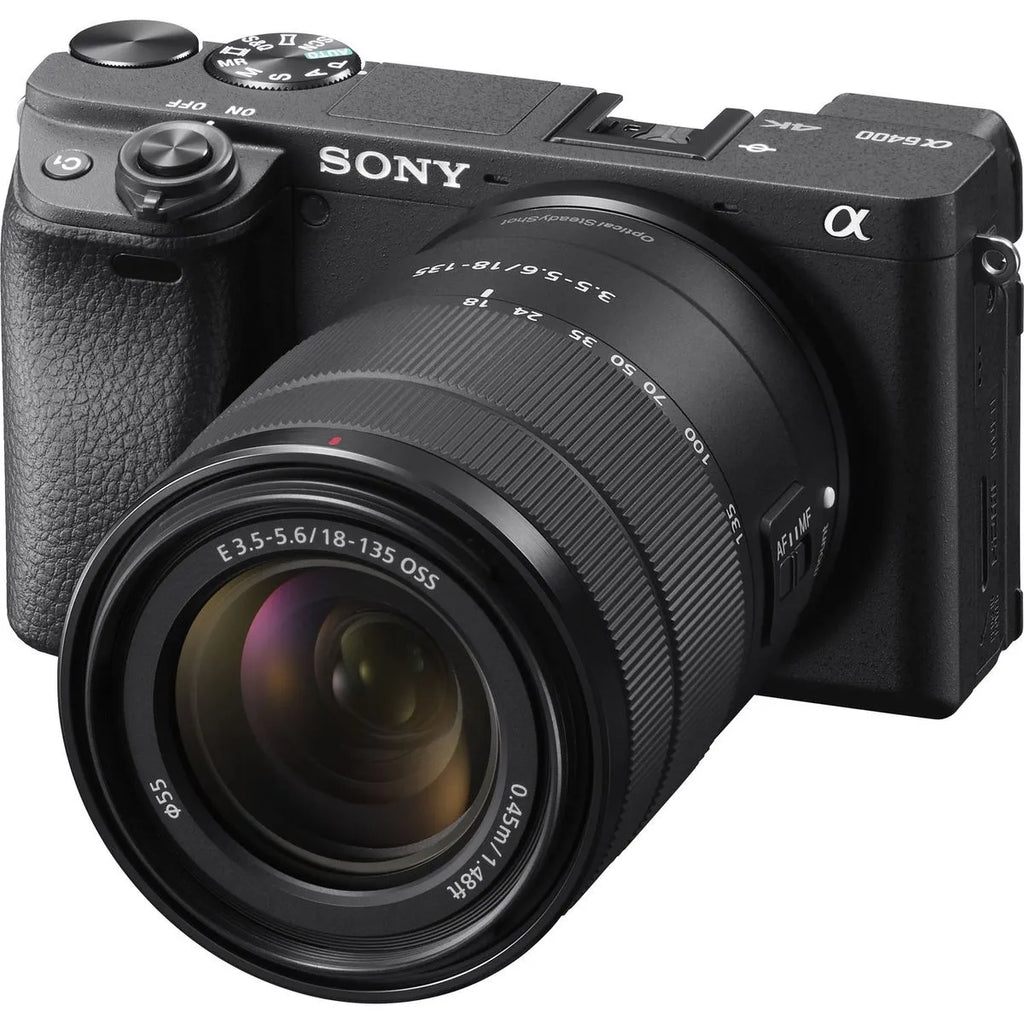 Sony Alpha A6400 Kit Aparat Foto Mirrorless 24.2 MP cu Obiectiv 18-135mm