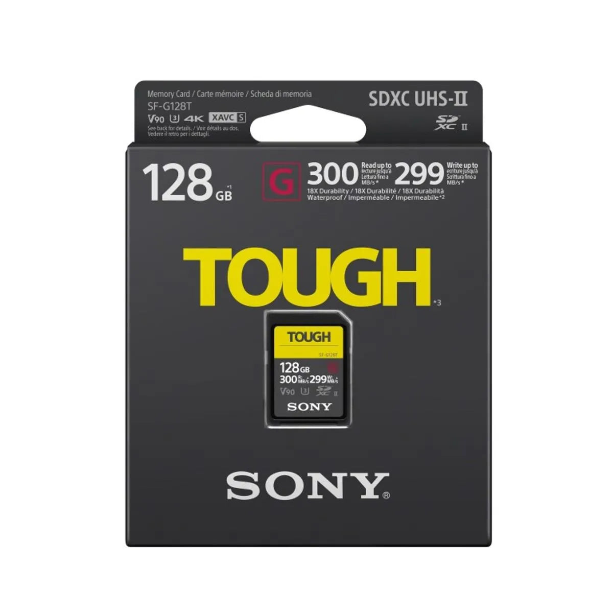 Sony SF-G TOUGH SDXC 128GB Card de Memorie UHS-II Class 10 300MB/s