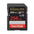 SanDisk Extreme PRO Card de Memorie 256GB SDXC UHS-I C10 U3 V30 + 2 Ani RescuePRO Deluxe