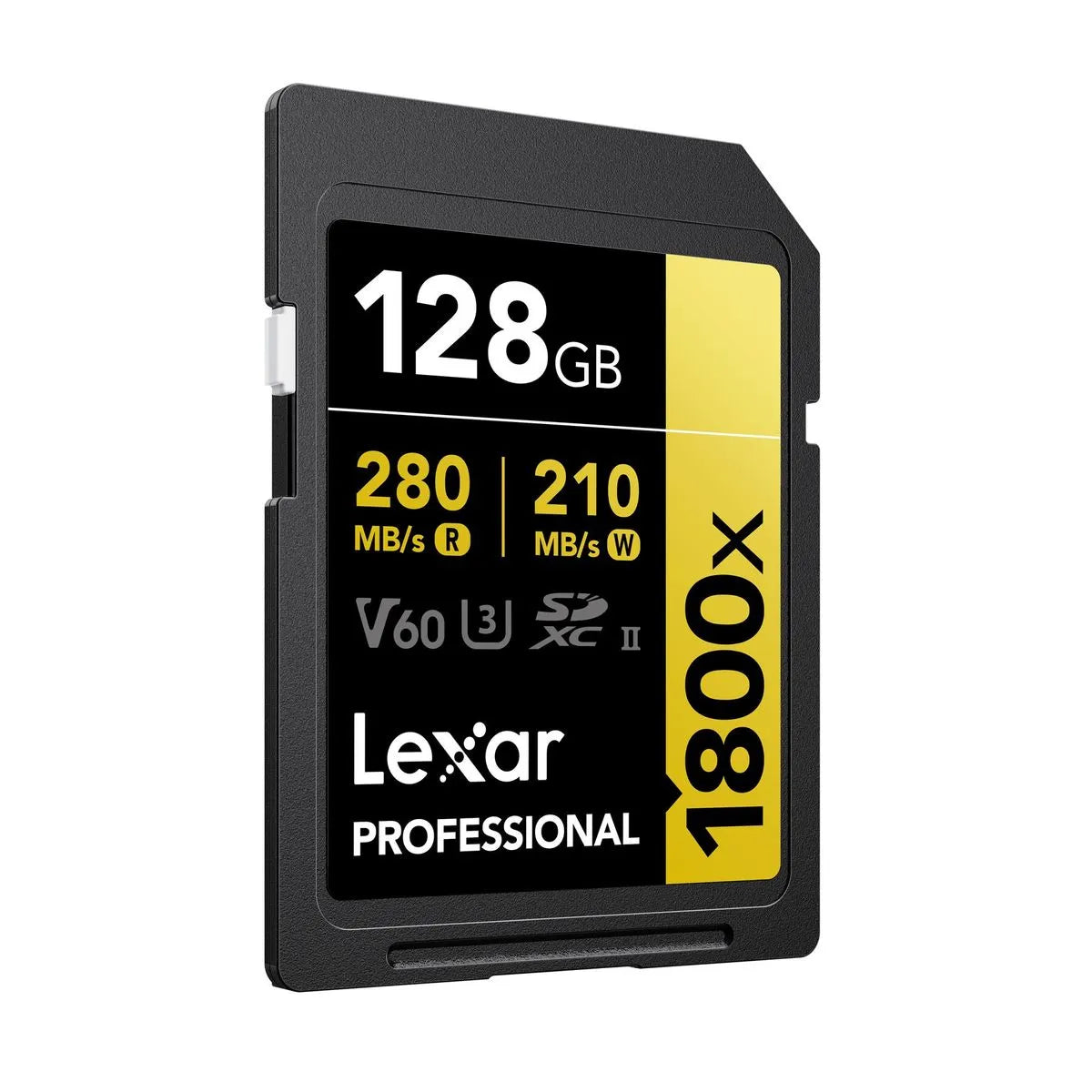 Lexar Card de Memorie SDXC Professional UHS-II BL 1800x 128GB V60 Gold