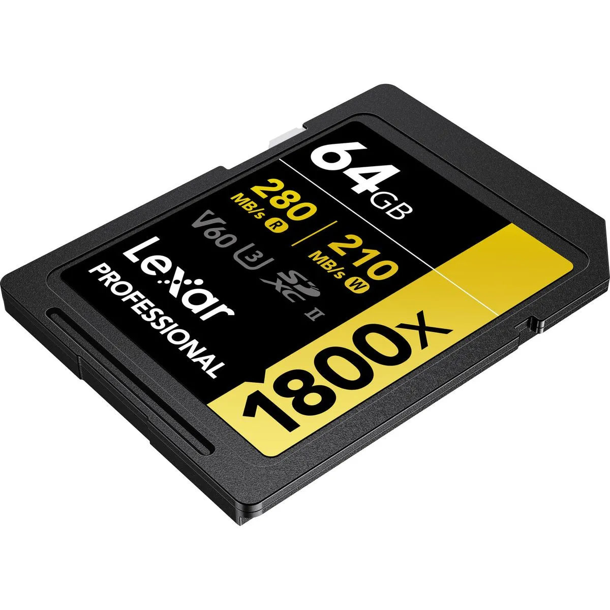 Lexar Card de Memorie SDXC Professional UHS-II BL 1800x 64GB V60 Gold