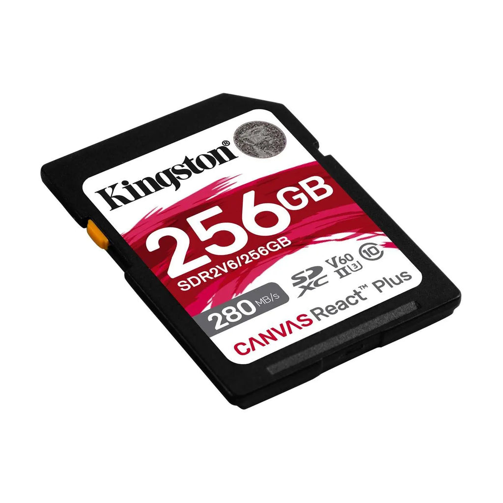 Kingston Canvas React Plus Card de Memorie SDXC 256GB UHS-II U3 Clasa 10 V60