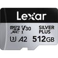 Lexar Profesional Silver Plus 1066x Card de Memorie microSDXC 512GB UHS-I V30