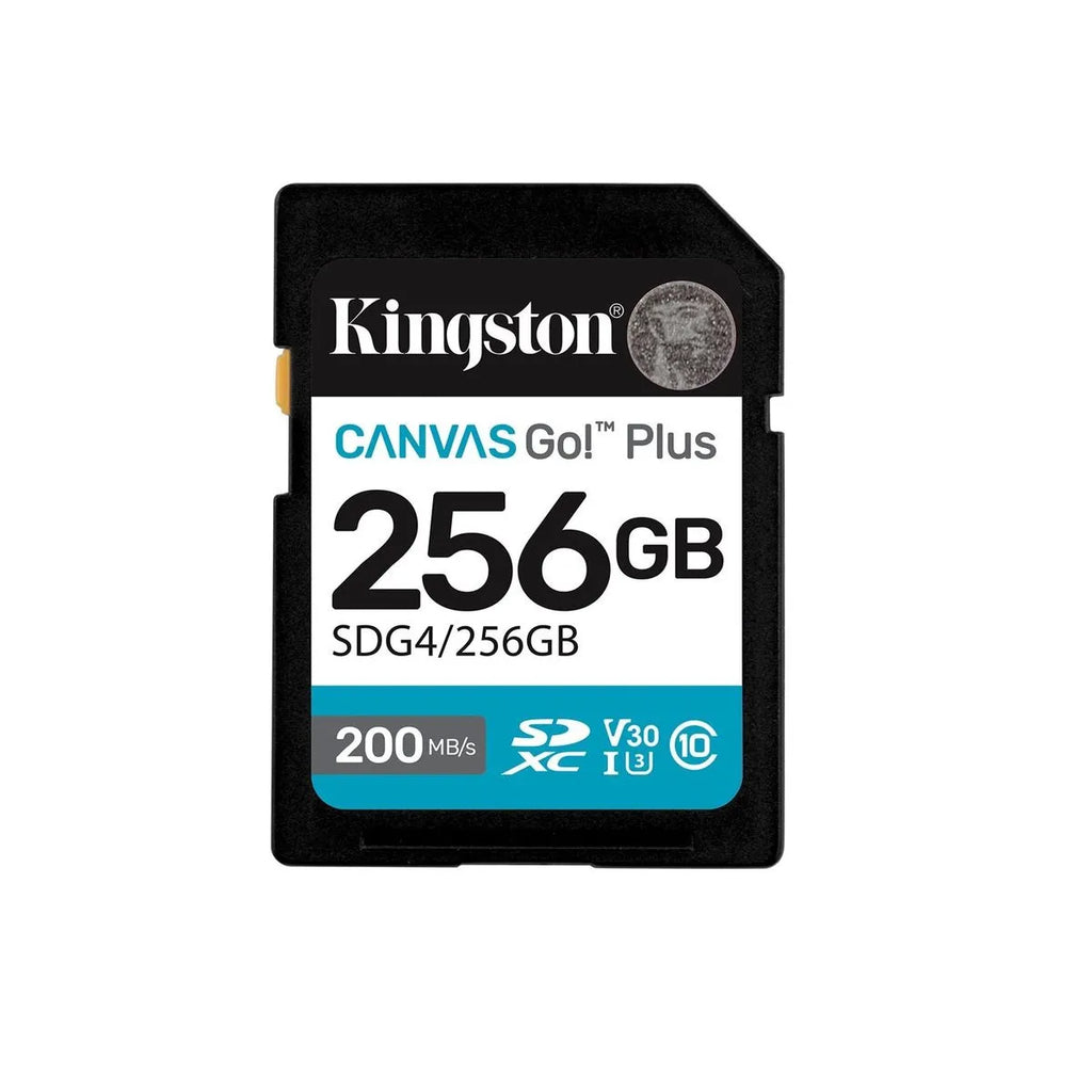 Kingston Canvas Go Plus SDG4 Card de Memorie SD 256GB 200MB/s R U3 V30